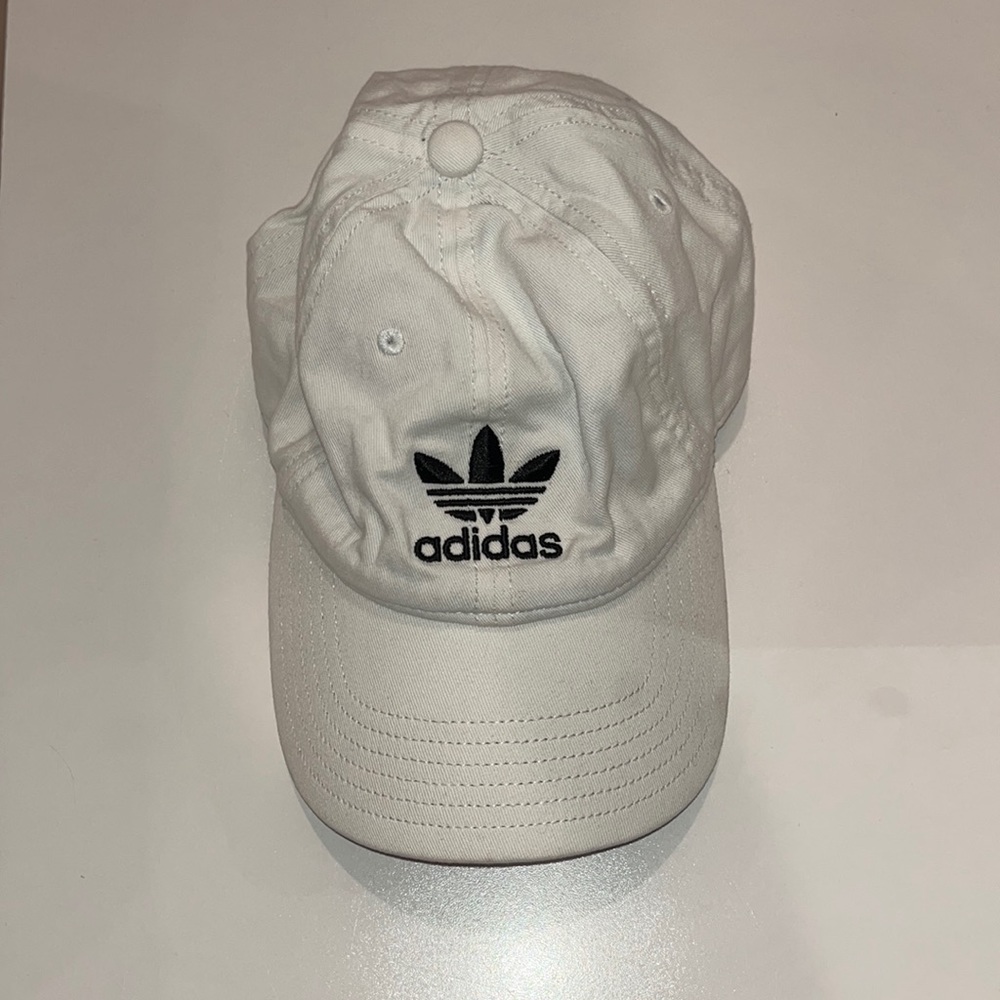 Womens White Adidas Cap